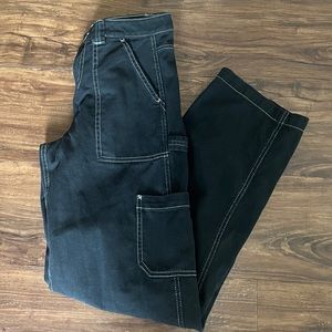 Garage Black Cargo Pants